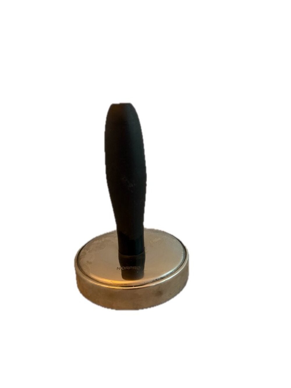 Norpro Silver Black Stainless Steel Espresso Coffee Tamper Portafilter Accessory